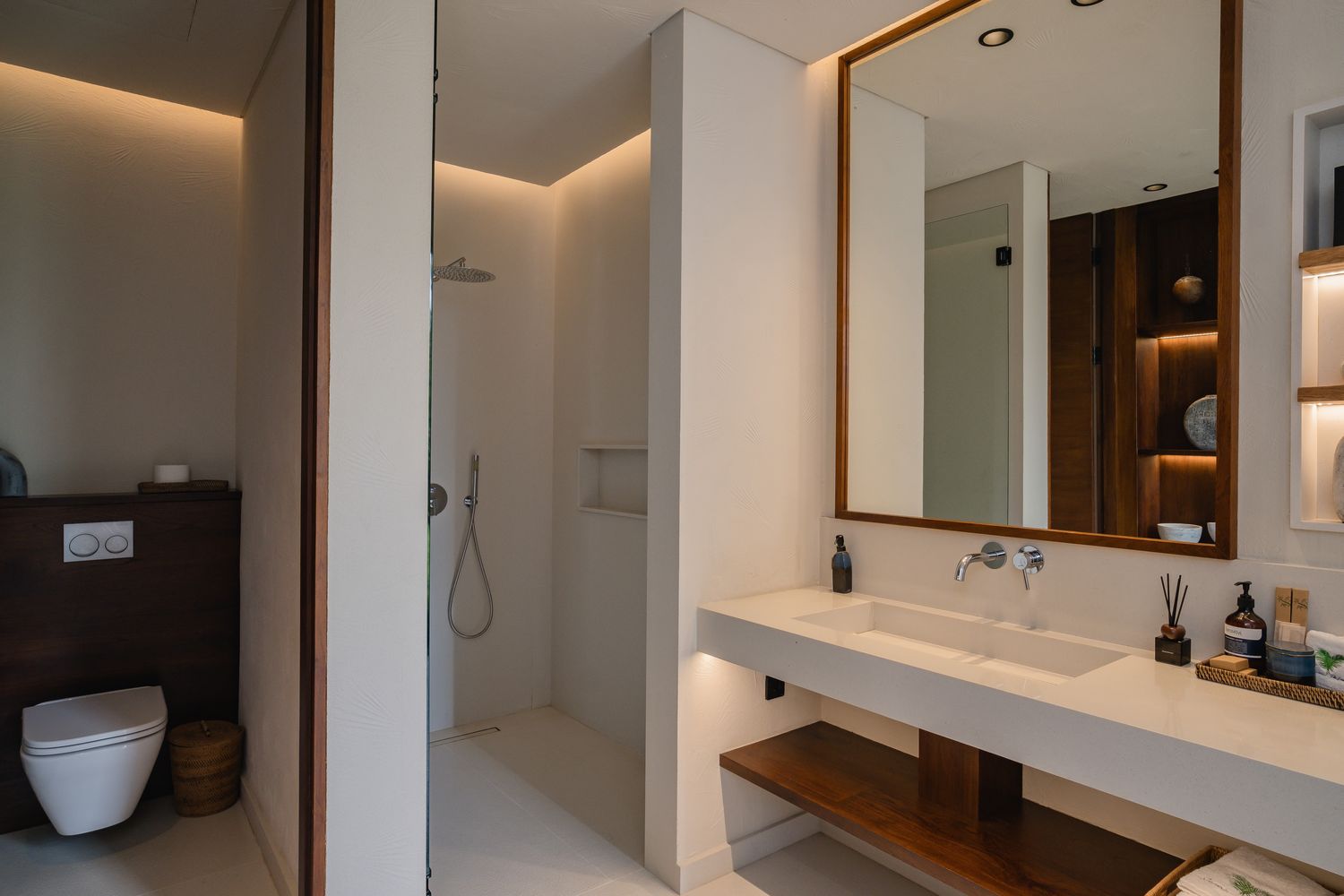 Bathroom with walk-in shower